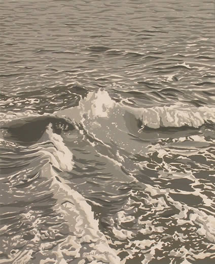Javier Cebrián - Marina Gris II - 36,5 X 29,5 cm. - 2000