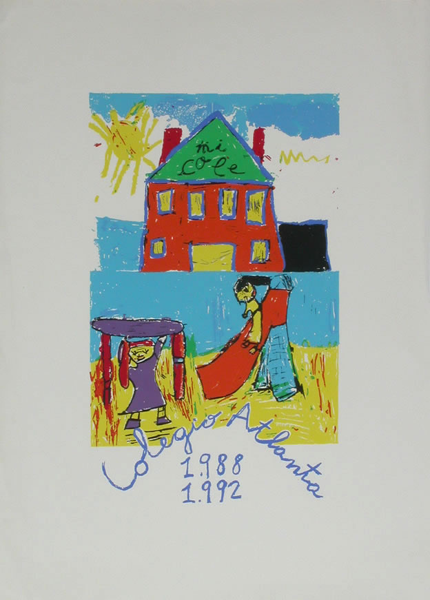 Javier Cebrián - Colegio Atlanta 1988 - 1992 - 72 x 52 cm. - 1992