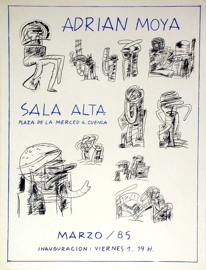 Javier Cebrián - Sala Alta - 65 x 50 cm. - 1985