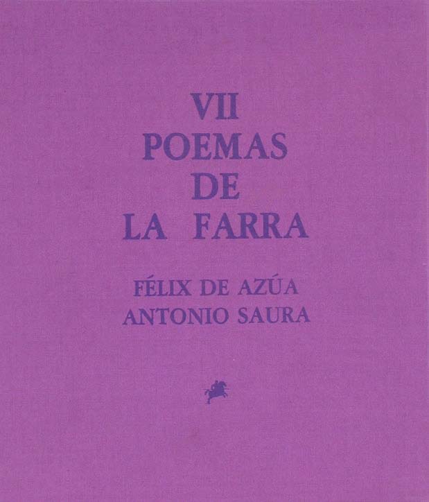 Javier Cebrián - 7 Poemas de La Farra - 28 x 24 cm.