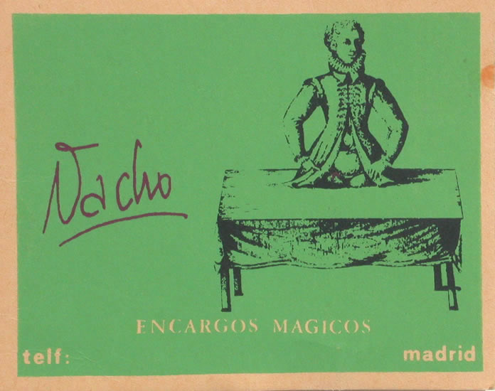 Javier Cebrián - Nacho. Encargos mágicos - 1 x 10  cm. - 1983
