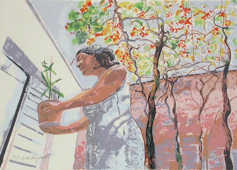 Javier Cebrián -  s / t  - 36 x 50 cm. - 1984