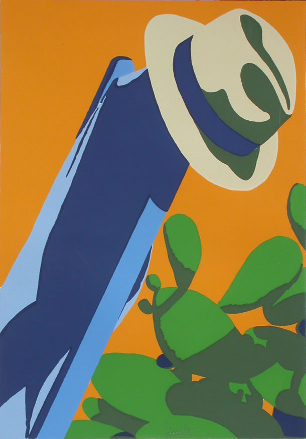 Javier Cebrián - Cactus - 50 x 35 cm. - 1987