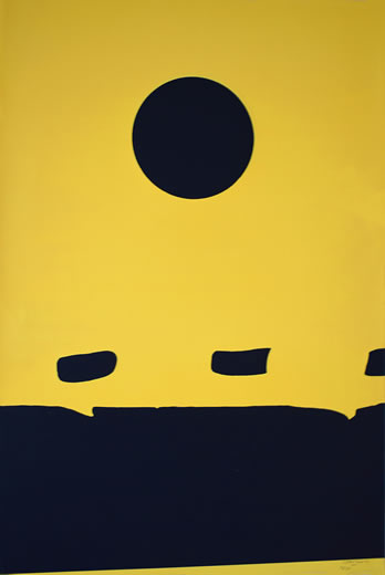 Javier Cebrián - Serie abstracta (IV) - 70 x 50 cm. - 1993